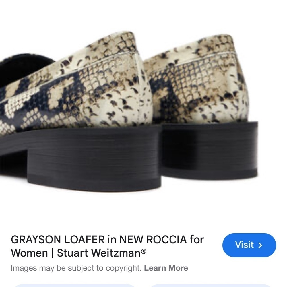 Stuart Weitzman Grayson Python Loafer 36.5 NWT - image 15